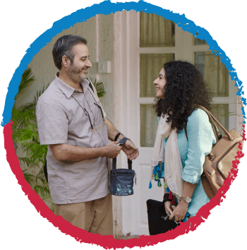 Father with his Daughter - Get guaranteed regular income post retirement